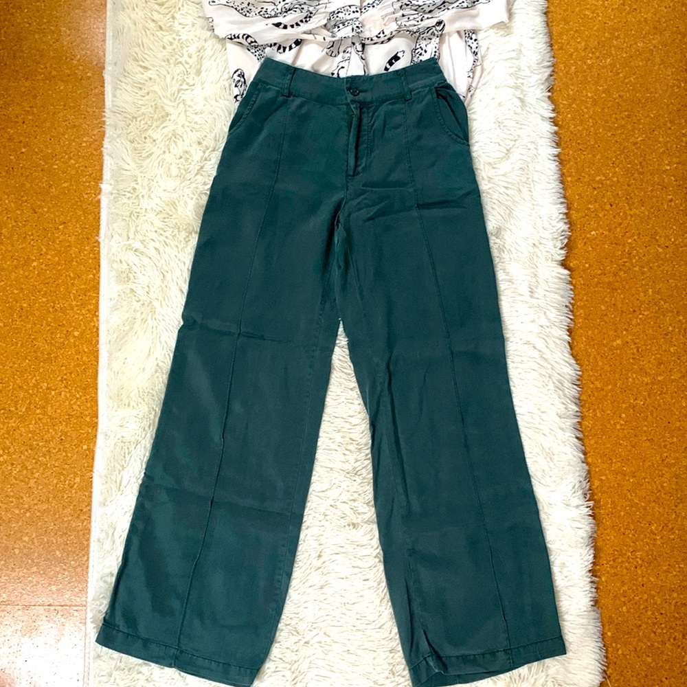 YF&B Teal trousers, like new, so soft